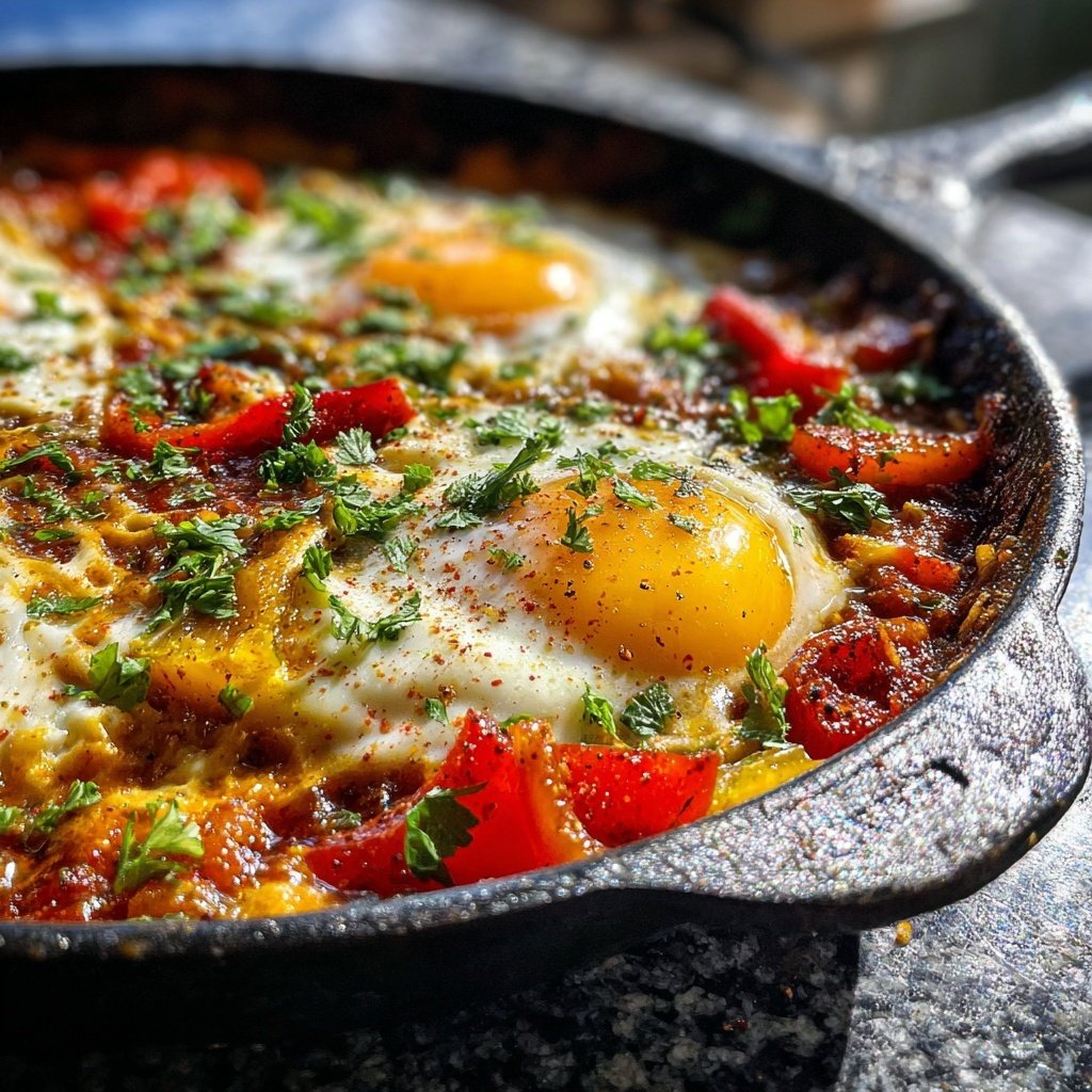 Shakshuka mit Kichererbsen