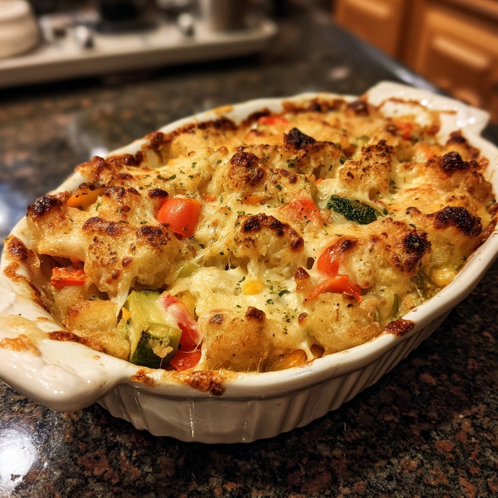 Abendessen mit Auflauf