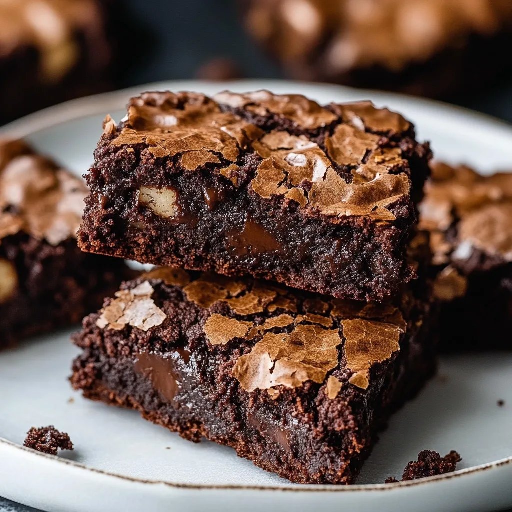 Die besten fudgy chewy Brownies (Brookies)