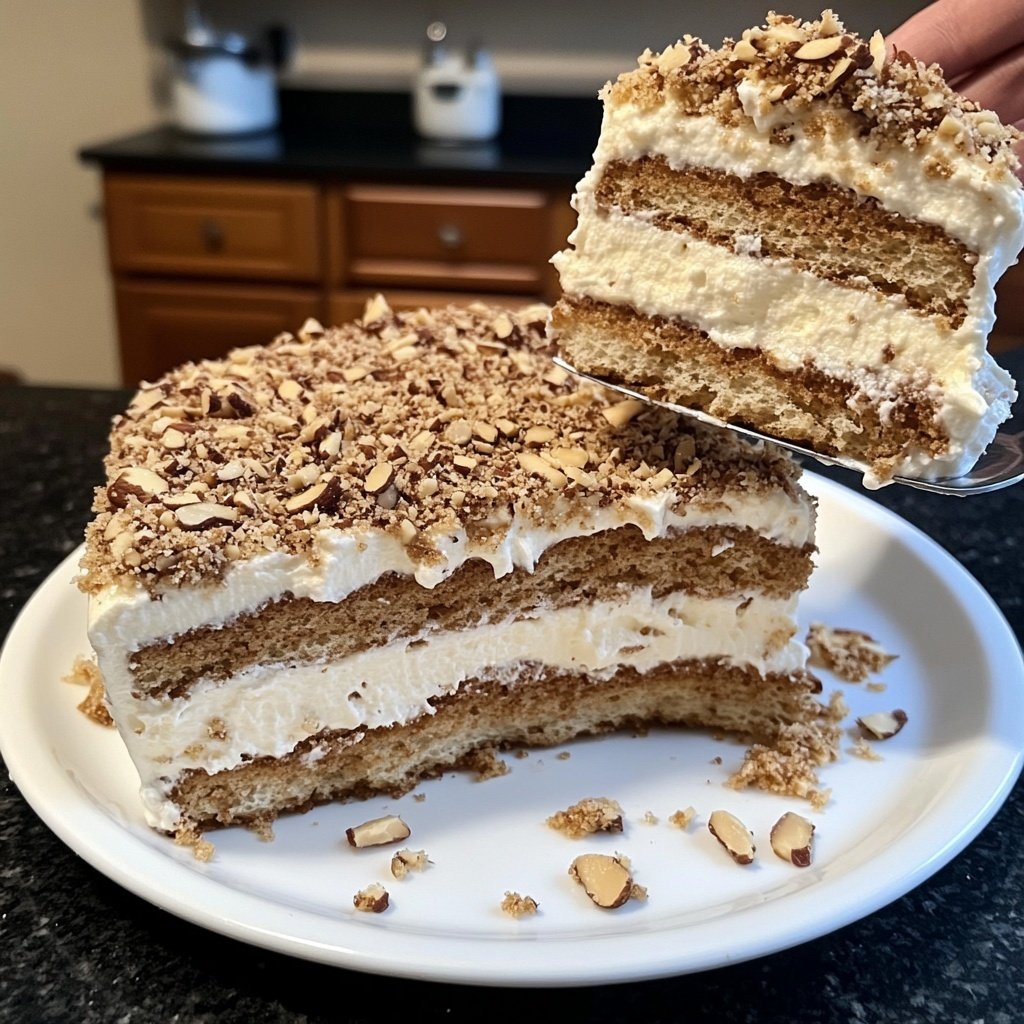 Bienenstich-Tiramisu ohne Alkohol