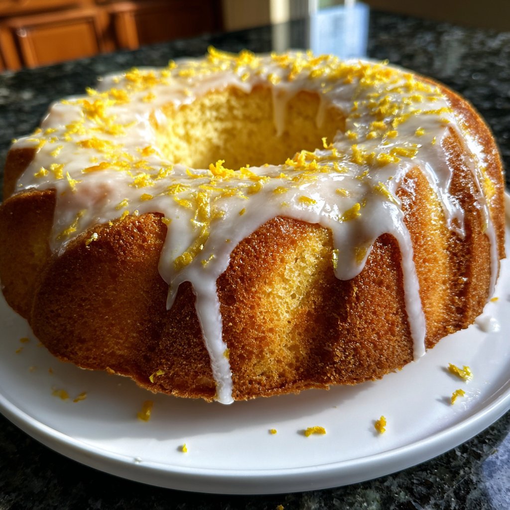 Zitronenkuchen für Gäste