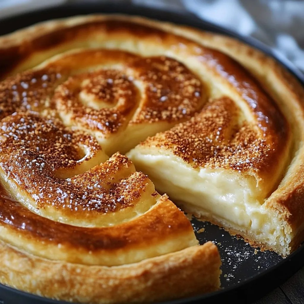 Badischer Rahmkuchen mit Hefeteig