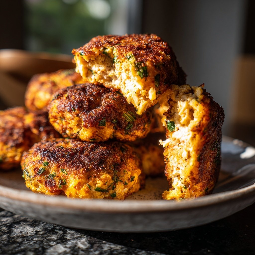 Hähnchen Frikadellen Aus Dem Ofen