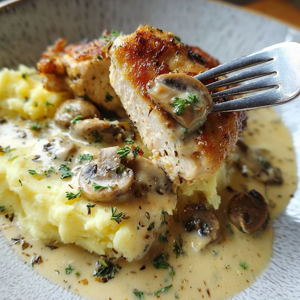 Hausmannskost Cremiges Hähnchen mit Kartoffelpüree