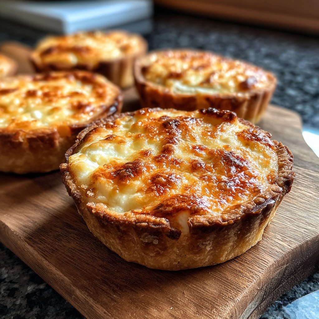 Herzhafte Tartelettes mit Ziegenkäse