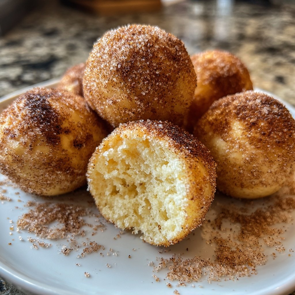 Quarkbällchen mit Zimt-Zucker