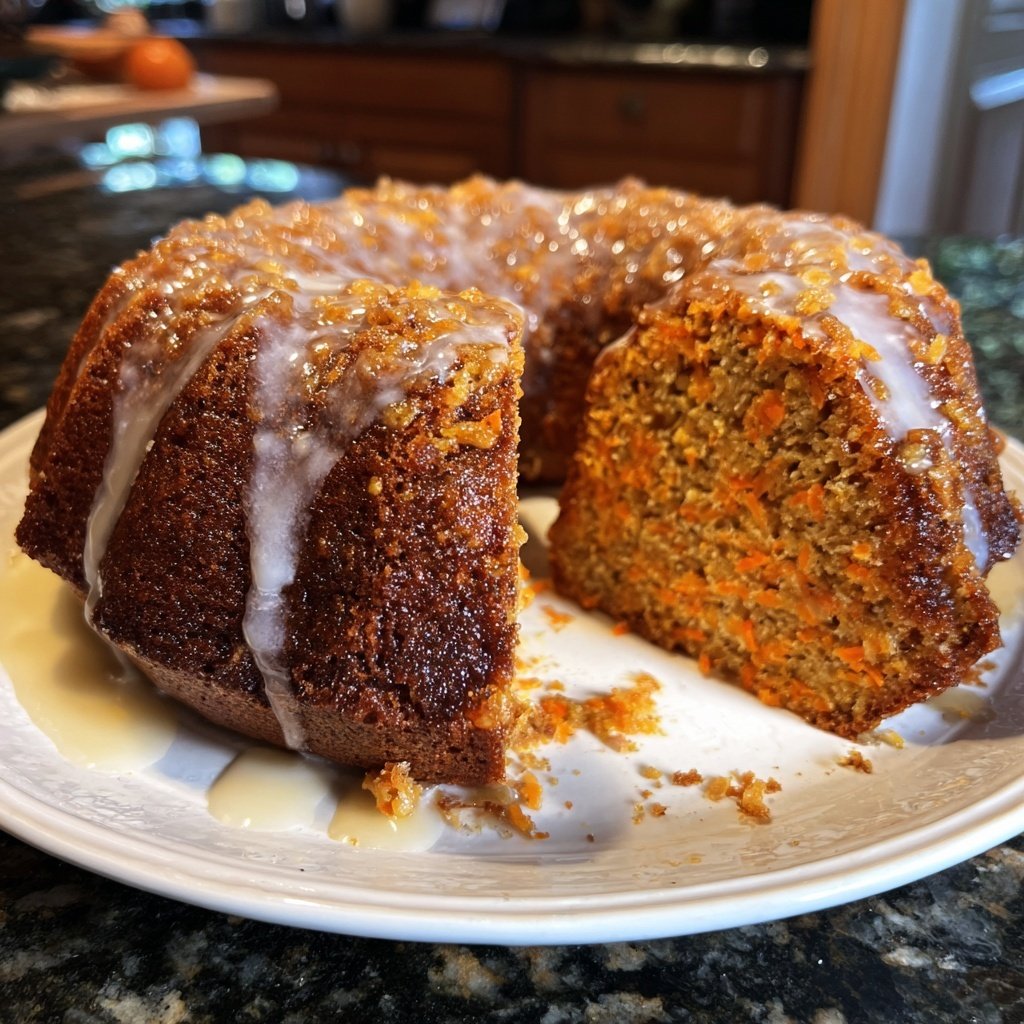 Gesunder Kuchen mit Karotte