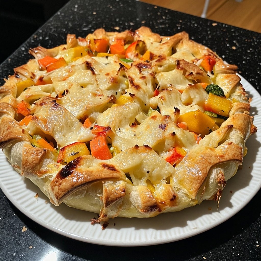 Kartoffelauflauf mit Gemüse