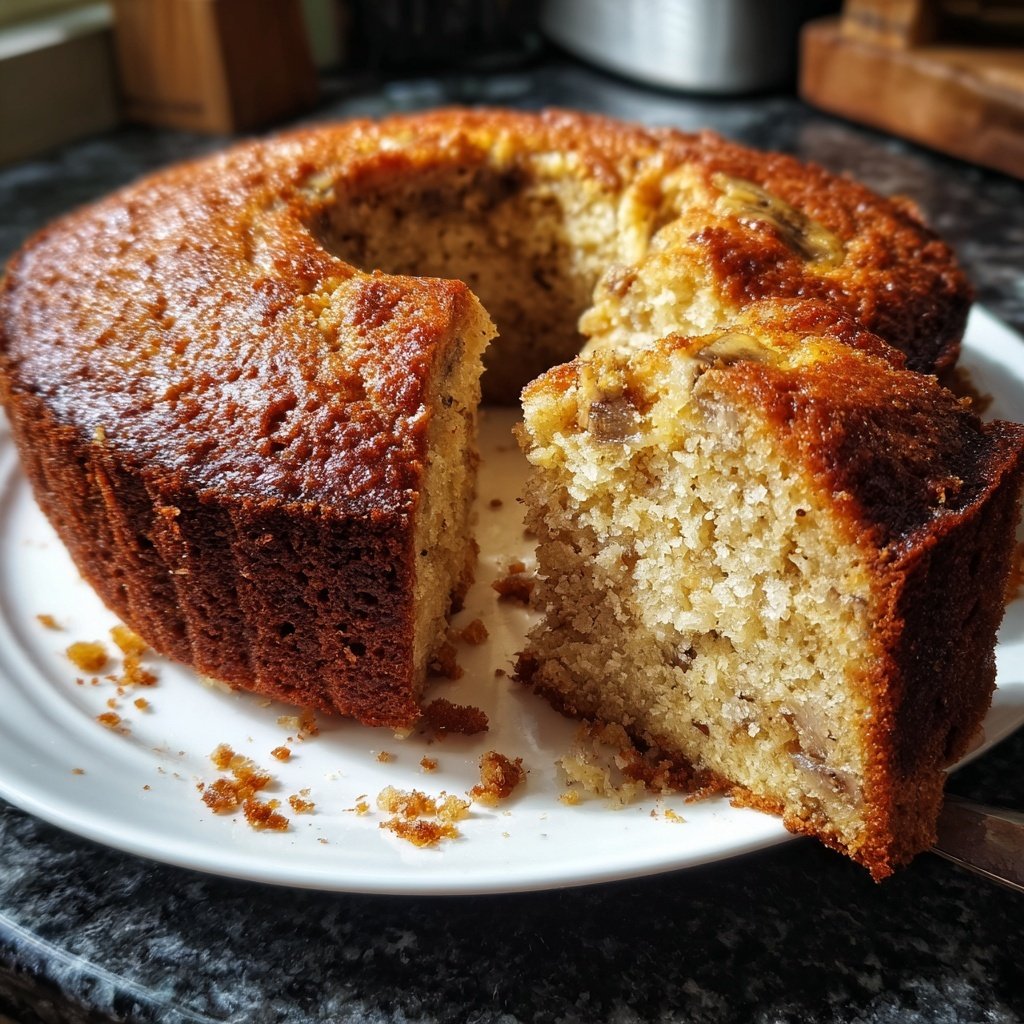 Bananenkuchen mit Vanille