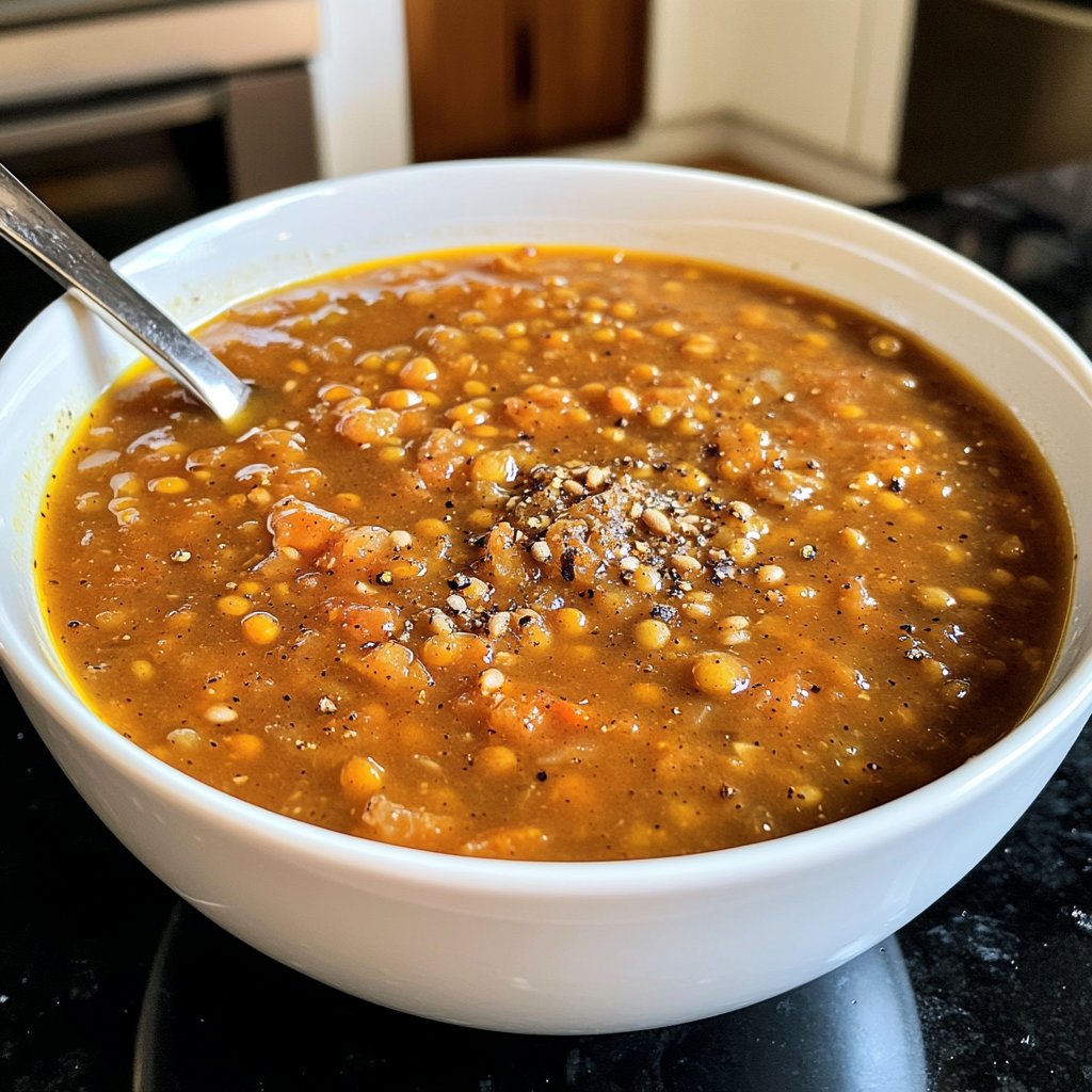 Linsensuppe mit Kreuzkümmel