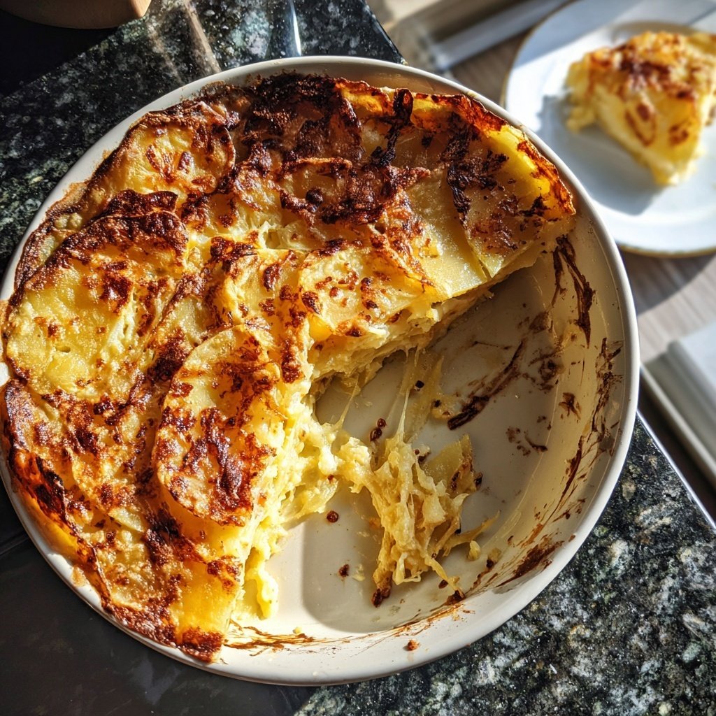 Kartoffelgratin mit Sahne