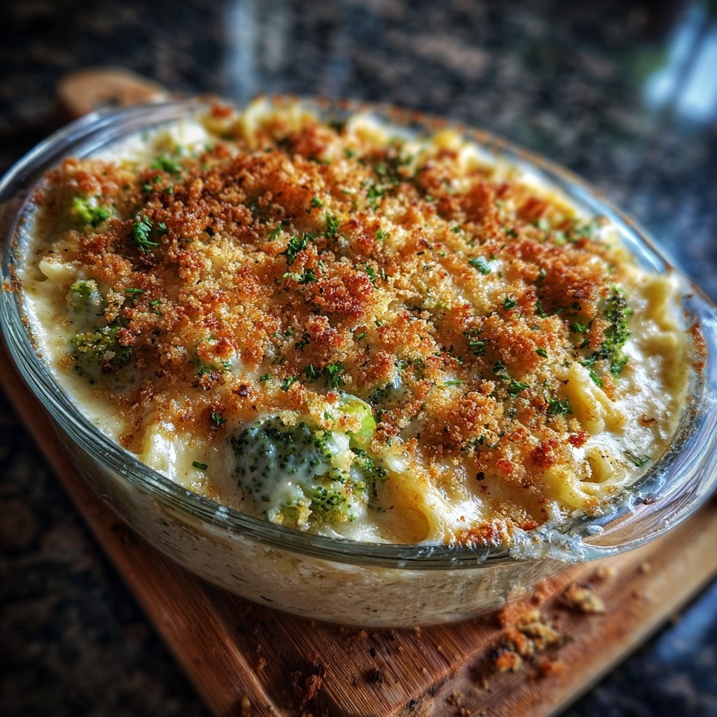 Brokkoli Nudelauflauf