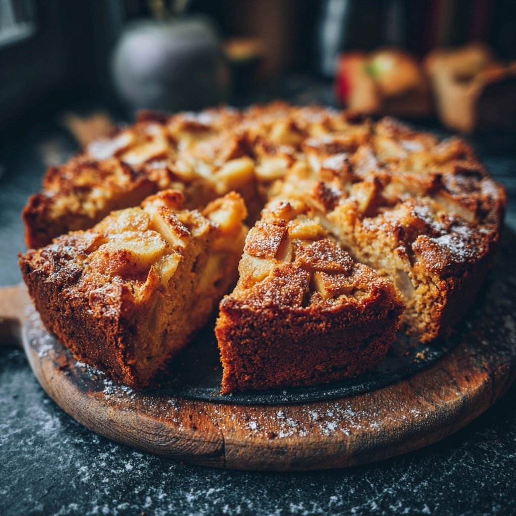 Karottenkuchen Mit Apfelstücken
