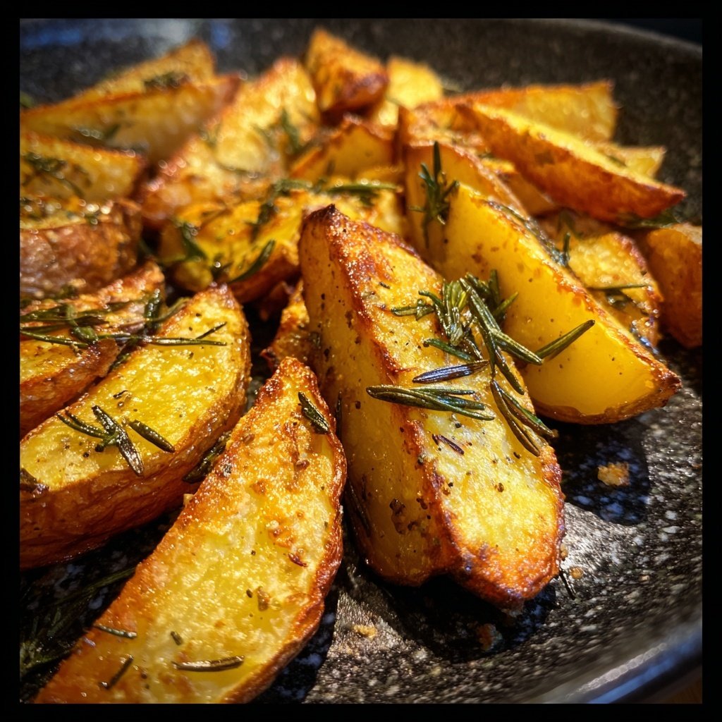 Süßkartoffel Spalten Mit Rosmarin